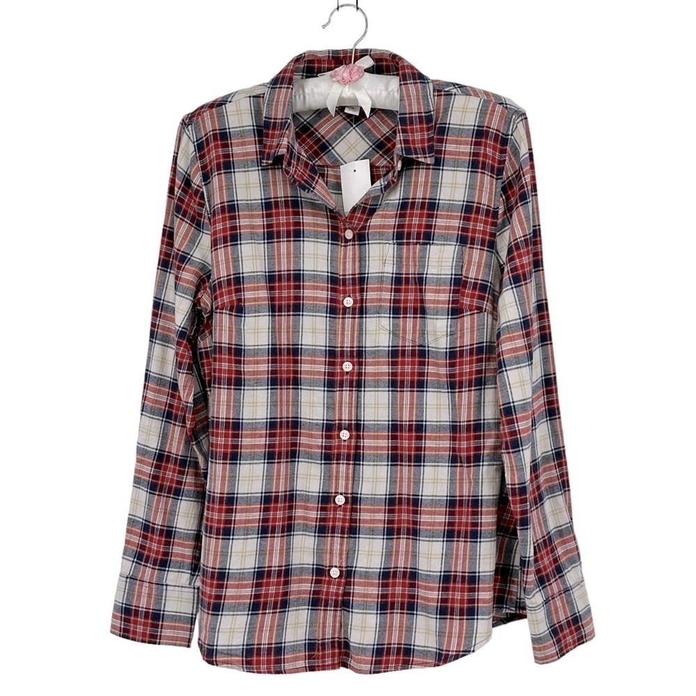New J. Crew Factory Flannel Shirt in Boy Fit Size Small
